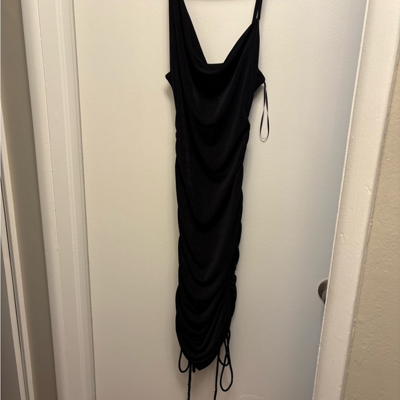 JLUXLABEL Black Cowl Neck Sleeveless Maxi Dress - Picture 5 of 10